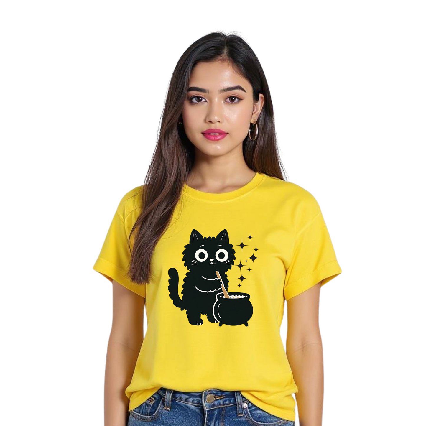Witchy Whiskers – Magic Cat Tee