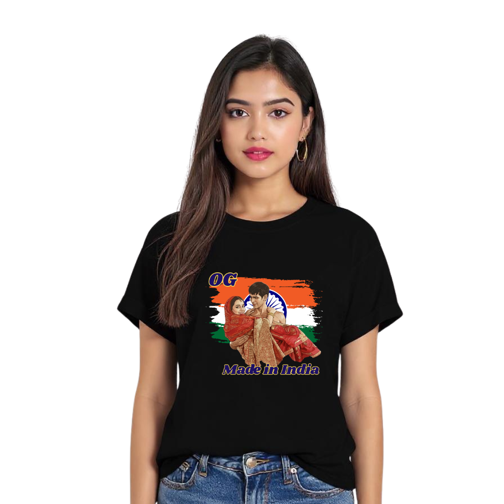 Made in India – Retro Pop Tee