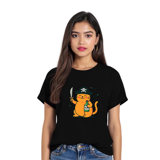 Pawrate – Pirate Cat Tee